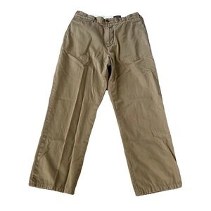 Filson Tan Chino Pants 34x30 Cotton Straight Fit Workwear Heritage Office Career